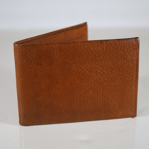 VTG 1950's Tilley Steer Hide Men' Wallet Cad Made - Picture 1 of 5